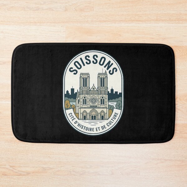 Item preview, Soissons France Vintage Travel Emblem Retro Badge designed and sold by k3rstman1.