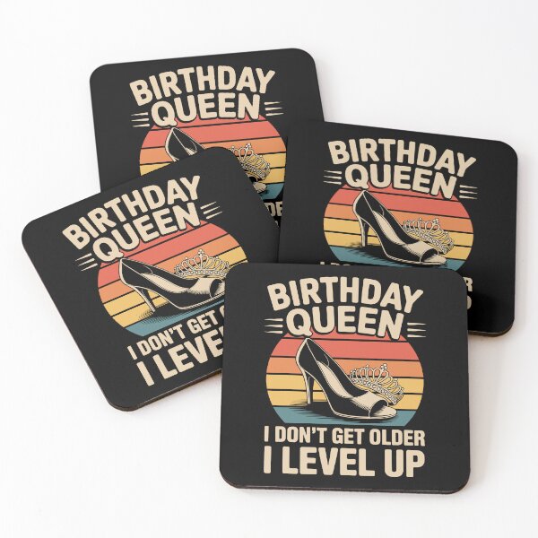 Item preview, BIRTHDAY QUEEN I DON’T GET OLDER I LEVEL UP designed and sold by jkrphoto.