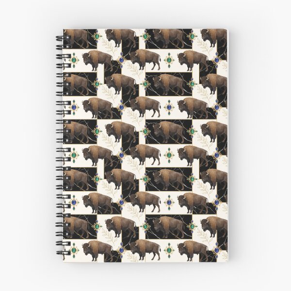 Item preview, Luxury Buffalo Seamless Pattern | Black Marble & Gold Botanical Design designed and sold by fricostyle.