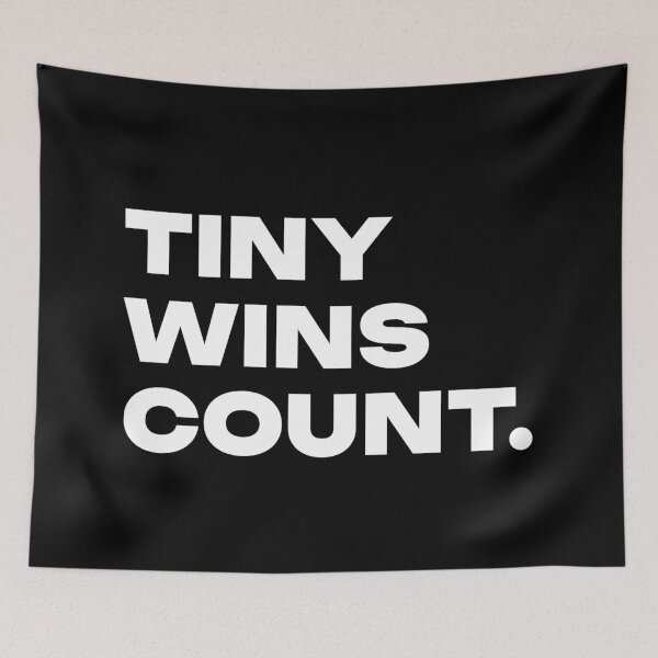 Item preview, Tiny Wins Count designed and sold by PublicArtDesign.