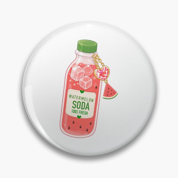 Item preview, Watermelon Soda Drink Clipart  designed and sold by KJackArtwork.