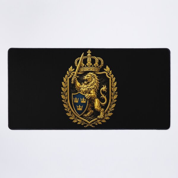 Item preview, Emblem Lion Crown designed and sold by PartietRiket.