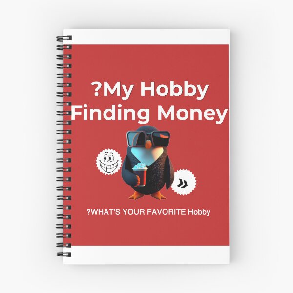 Item preview, My Hobby Is Finding Money Funny Penguin Quote T-Shirt designed and sold by Penguin Mood .