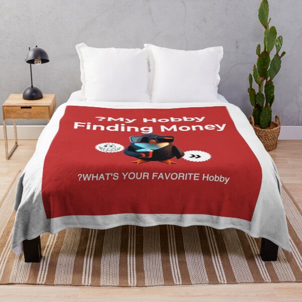 Item preview, My Hobby Is Finding Money Funny Penguin Quote T-Shirt designed and sold by Penguin Mood .