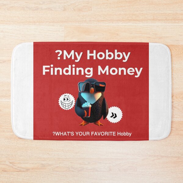 Item preview, My Hobby Is Finding Money Funny Penguin Quote T-Shirt designed and sold by Penguin Mood .