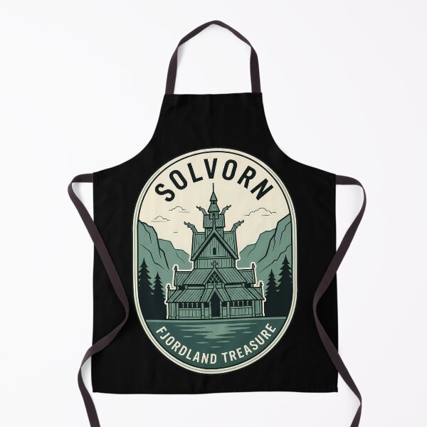 Item preview, Solvorn Norway Stave Church Vintage Travel Emblem designed and sold by k3rstman1.