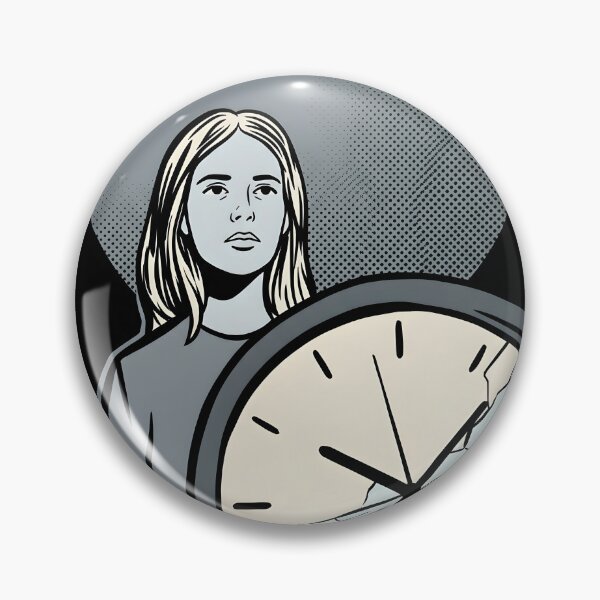 Item preview, Time Has Stopped Forever Broken Clock Poster designed and sold by DuckOddity.
