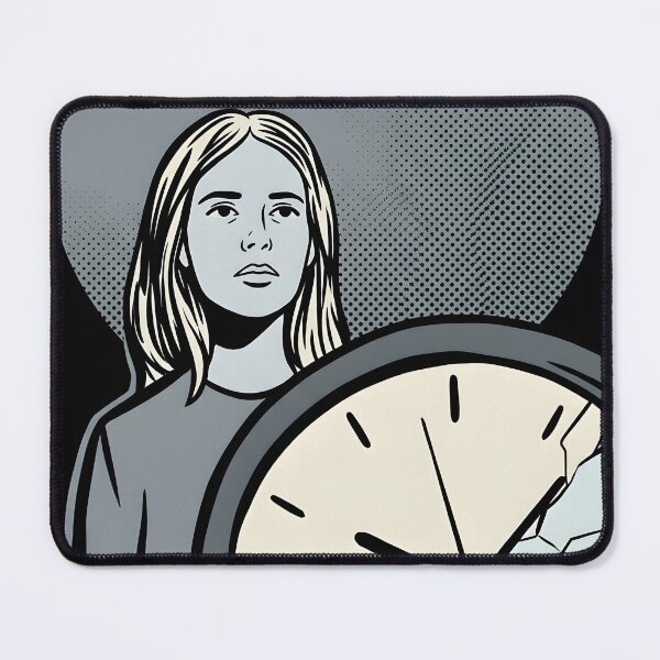 Item preview, Time Has Stopped Forever Broken Clock Poster designed and sold by DuckOddity.