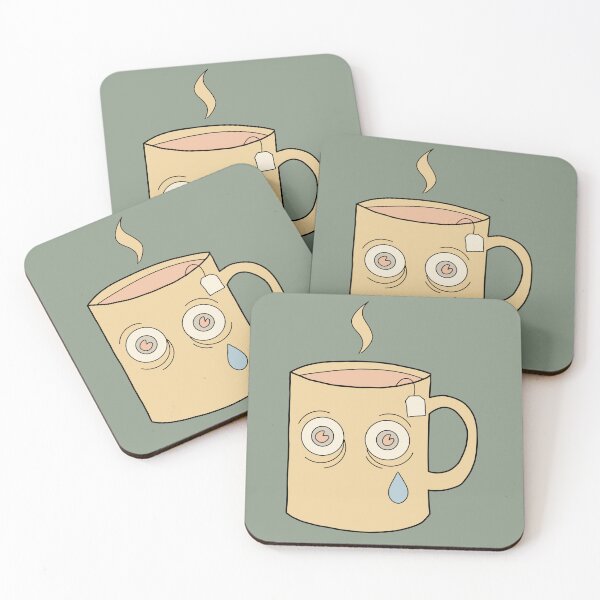 Item preview, Tired Tea Mug – Funny Aesthetic Character designed and sold by LeshanArt.