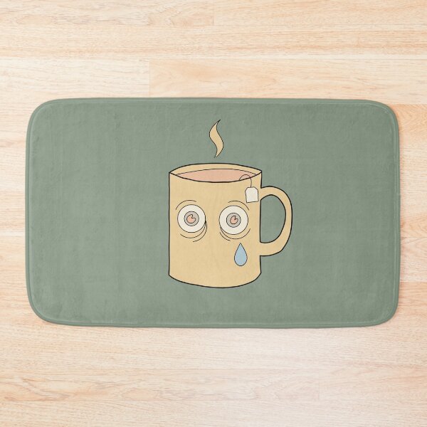 Item preview, Tired Tea Mug – Funny Aesthetic Character designed and sold by LeshanArt.