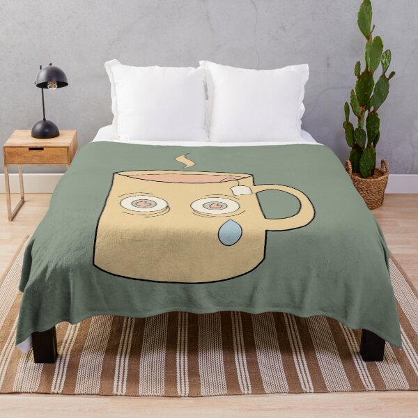 Item preview, Tired Tea Mug – Funny Aesthetic Character designed and sold by LeshanArt.