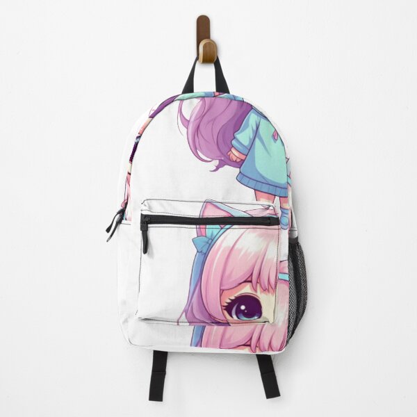 Item preview, Cute Pink Anime Cat Girl Chibi Character designed and sold by MintvexaDesign.