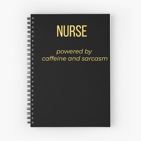 Item preview, Nurse Powered by Caffeine and Sarcasm   designed and sold by Tws-Tees.