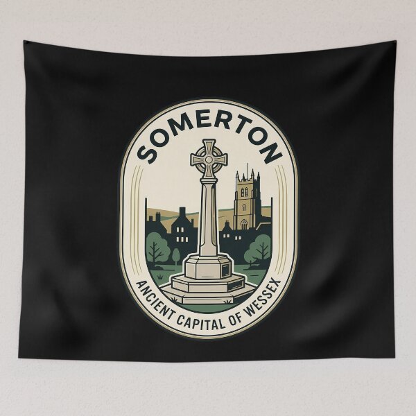 Item preview, Somerton Somerset Vintage Travel Emblem Wessex Heritage designed and sold by k3rstman1.