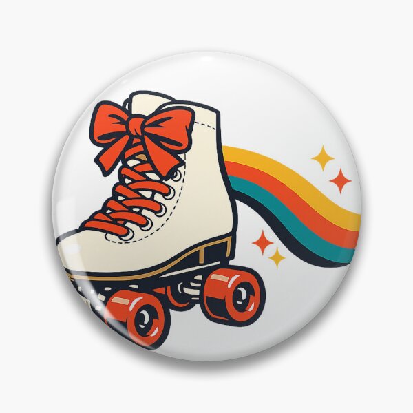 Item preview, Retro Roller Skate Rainbow Rollerskating Nostalgia designed and sold by eignvalue.