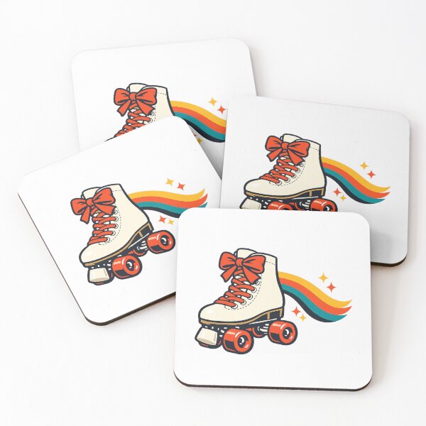 Item preview, Retro Roller Skate Rainbow Rollerskating Nostalgia designed and sold by eignvalue.