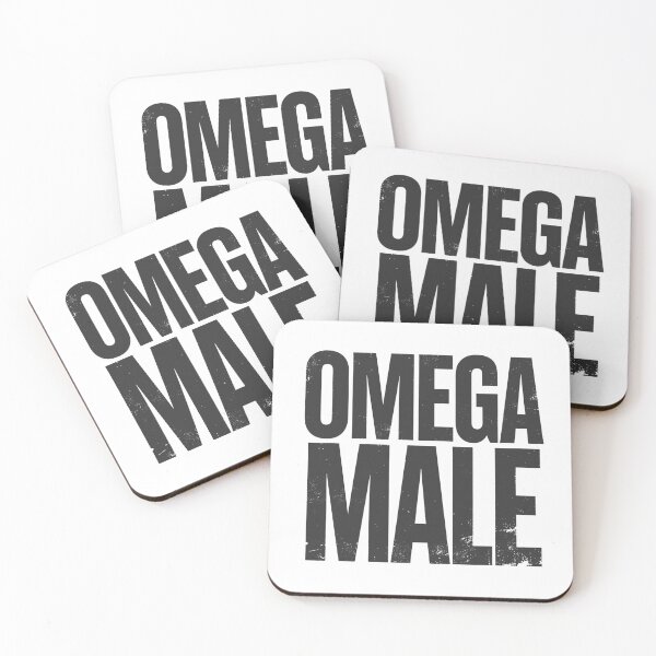 Item preview, OMEGA MALE in Black Grungy Letters designed and sold by StudioDestruct.