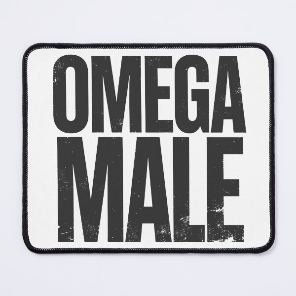 Item preview, OMEGA MALE in Black Grungy Letters designed and sold by StudioDestruct.