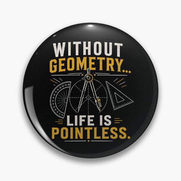 Item preview, Funny Geometry Pun | Life Is Pointless  designed and sold by Lotta Luxxa Lifestyle.