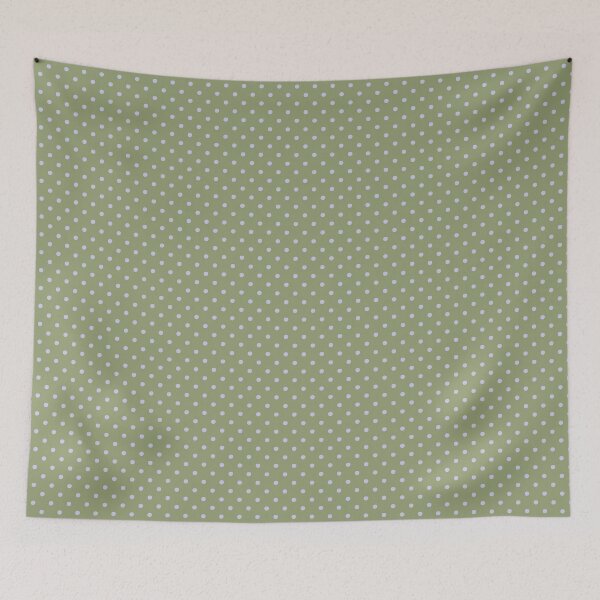 Item preview, Lavender and Olive Green Polka Dots | Minimalist Lavender Dots on Olive Pattern | Pastel Purple and Olive Dots | Elegant Soft Purple and Green | Boho Lavender and Olive Pattern designed and sold by VivaFy.