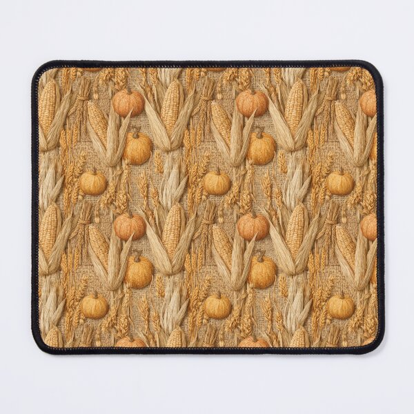 Item preview, Autumn Bounty: Textured Burlap & Sweet Corn Harvest designed and sold by TJ Art and Camera.