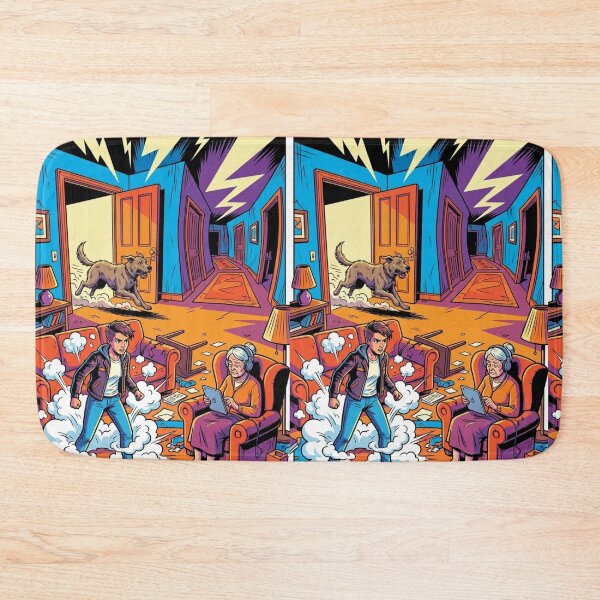 Item preview, Comic Chaos In The Living Room designed and sold by TreatLLC.