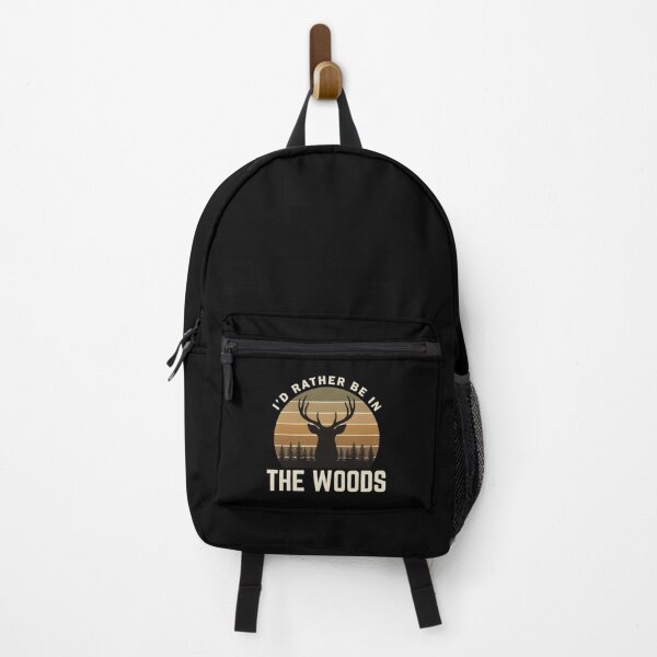 Item preview, 'd Rather Be In The Woods Vintage Deer Camping Nature designed and sold by MizoX7.