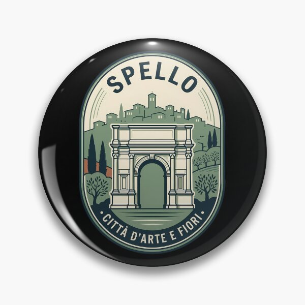 Item preview, Spello Italy Vintage Travel Emblem designed and sold by k3rstman1.