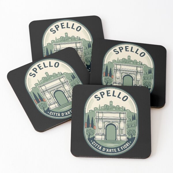 Item preview, Spello Italy Vintage Travel Emblem designed and sold by k3rstman1.