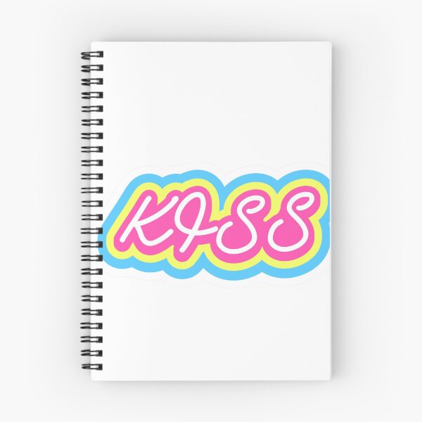 Item preview, KiSS Retro Bubble Logo – Colorful Pop Art Typography Sticker designed and sold by SDKENERGY.