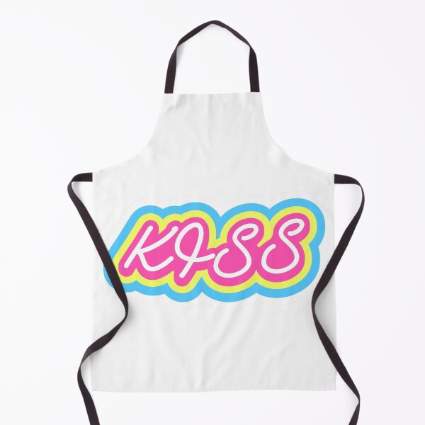 Item preview, KiSS Retro Bubble Logo – Colorful Pop Art Typography Sticker designed and sold by SDKENERGY.