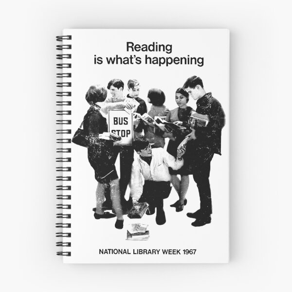 Item preview, Reading Is What's Happening 1967 designed and sold by tweengrandpa.