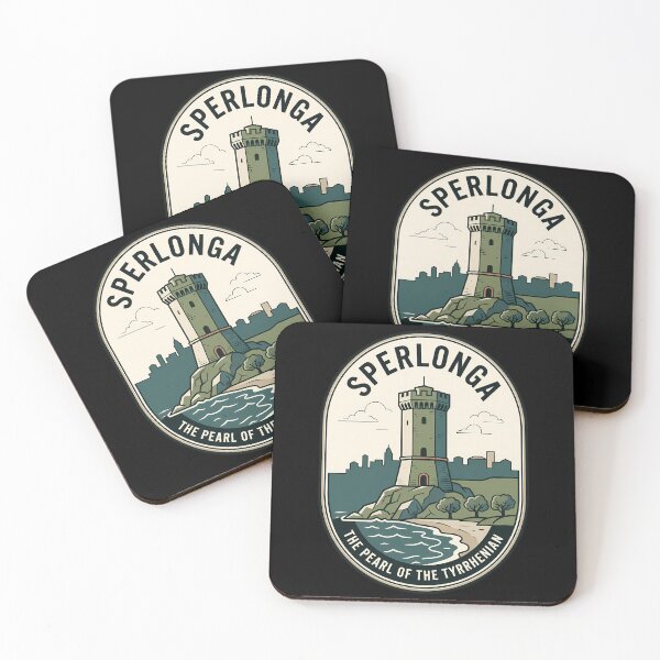 Item preview, Sperlonga Italy Pearl of Tyrrhenian Vintage Travel Emblem designed and sold by k3rstman1.