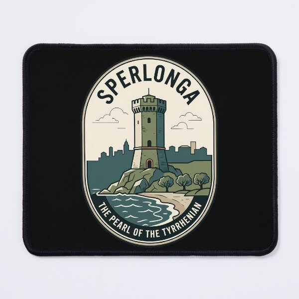 Item preview, Sperlonga Italy Pearl of Tyrrhenian Vintage Travel Emblem designed and sold by k3rstman1.