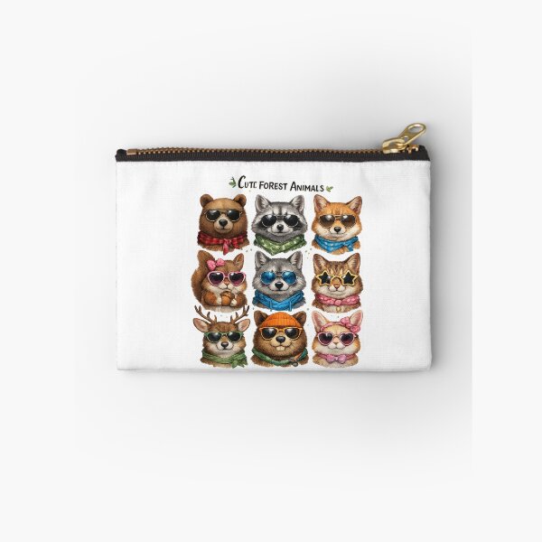 Item preview, Cute Forest Animals with Sunglasses | Funny Woodland Animal Gift designed and sold by happyshirt27.