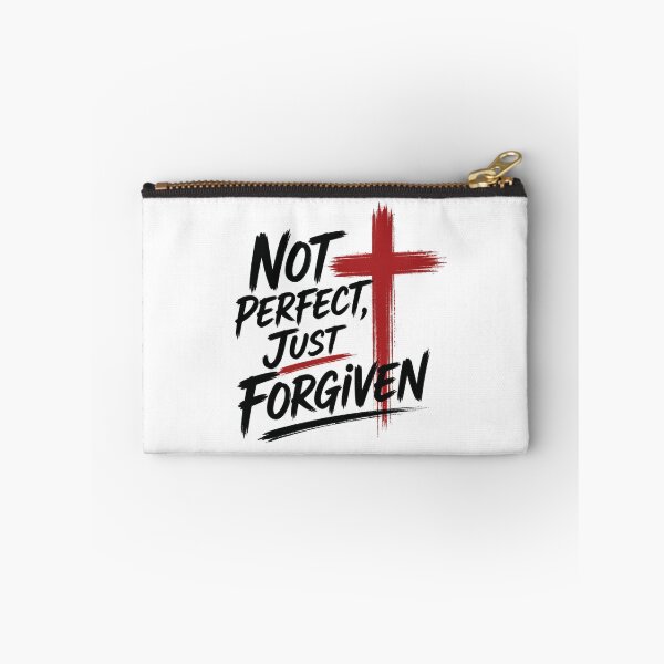 Item preview, Not Perfect Just Forgiven Christian Faith Shirt designed and sold by Illustrated Faith.