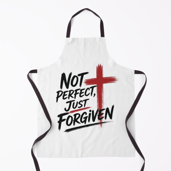 Item preview, Not Perfect Just Forgiven Christian Faith Shirt designed and sold by Illustrated Faith.