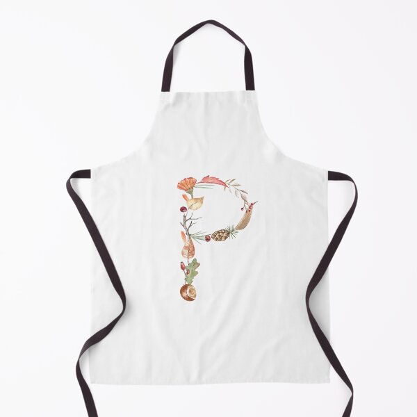 Item preview, Autumn Botanical Letter P designed and sold by Flowersforbear.