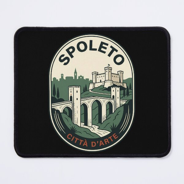 Item preview, Spoleto Italy Vintage Travel Emblem City of Art designed and sold by k3rstman1.