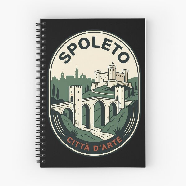 Item preview, Spoleto Italy Vintage Travel Emblem City of Art designed and sold by k3rstman1.