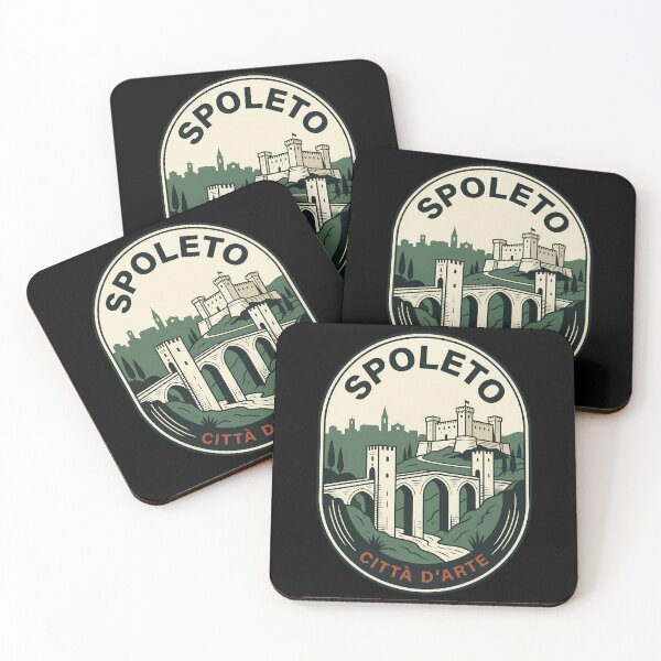 Item preview, Spoleto Italy Vintage Travel Emblem City of Art designed and sold by k3rstman1.