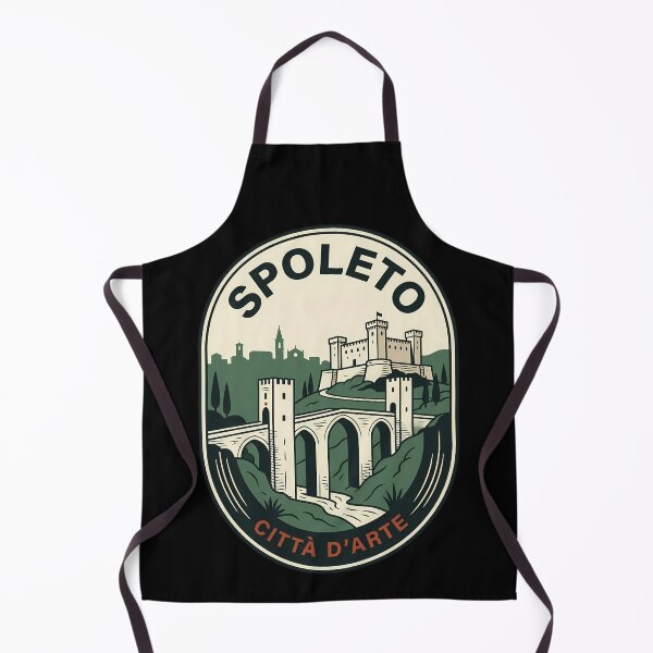 Item preview, Spoleto Italy Vintage Travel Emblem City of Art designed and sold by k3rstman1.