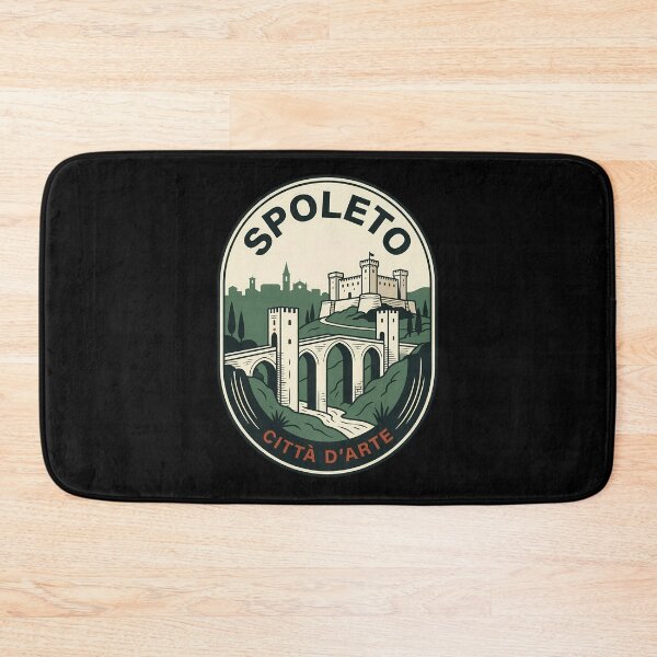 Item preview, Spoleto Italy Vintage Travel Emblem City of Art designed and sold by k3rstman1.