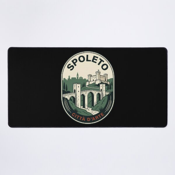 Item preview, Spoleto Italy Vintage Travel Emblem City of Art designed and sold by k3rstman1.