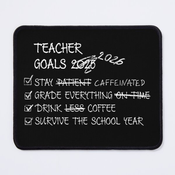 Item preview, Caffeinated Teacher Survival Dark Humor 2026 designed and sold by Wounded Whisper.