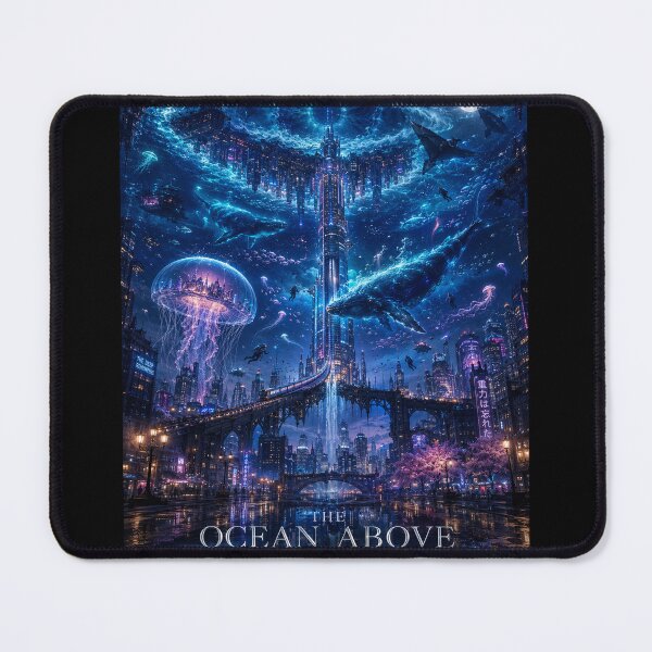 Item preview, The Ocean Above – Surreal Underwater Sky & Futuristic City designed and sold by NebulaRiotStudio.