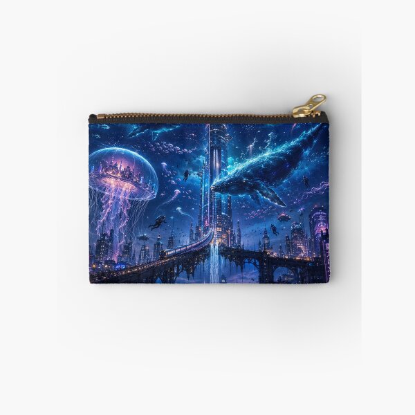 Item preview, The Ocean Above – Surreal Underwater Sky & Futuristic City designed and sold by NebulaRiotStudio.
