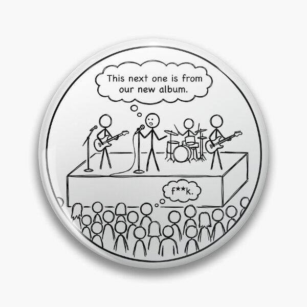 Item preview, F**K Band Cartoon This Next One Is From Our New Album designed and sold by ThreadRiotTees.