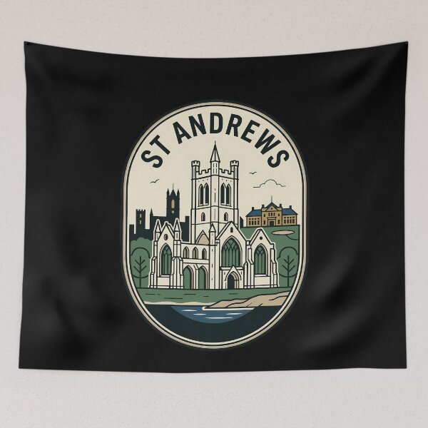 Item preview, St Andrews Scotland Vintage Travel Emblem designed and sold by k3rstman1.