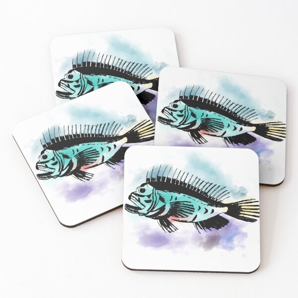 Item preview, Grey stingfish - coloured designed and sold by HeathWayPrints.